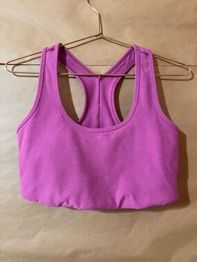 Beyond Yoga | Spacedye Simplicity Long Line Bra Sunset Violet Heather Size M